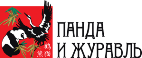Логотип компании Панда и журавль