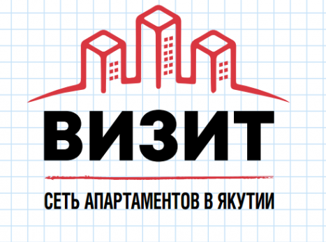 Логотип компании Сеть апартаментов в Якутии &quot;Визит&quot;